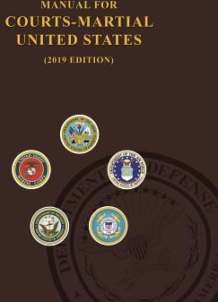Manual for Courts Martial United States 2019 Edition 