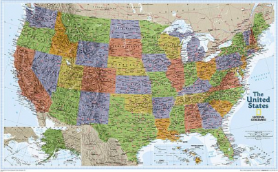 United States Explorer Laminated 