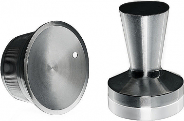 Kit Capsula cafea Dolce Gusto Premium Deluxe reincarcabila/lavabila otel inoxidabil 304 argintiu/crom contine 1 x stampila 1 x perie 1 x 