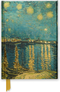 Van Gogh Starry Night Over the Rhone Foiled Journal 