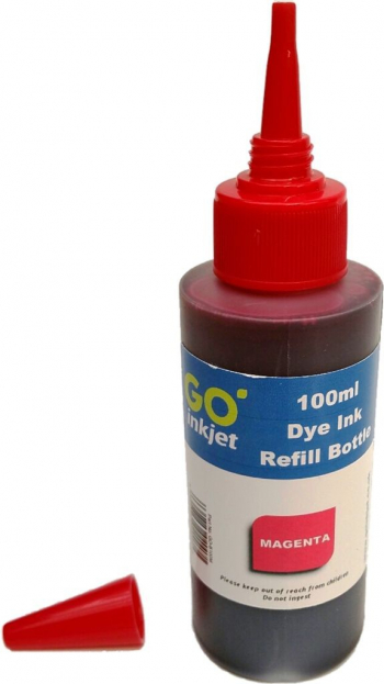 Cerneala compatibila CANON CISS marca Estelle culoare MAGENTA ROSU sticla 100 ml 