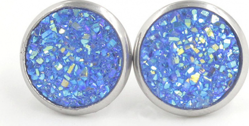 Cercei SilverBell Glow bleu ciel 