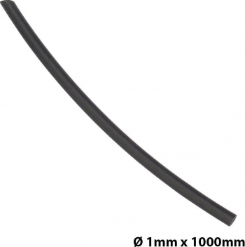 Tub termocontractabil RSFR izolare si protectie 1mm lungime 1m negru 
