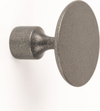 Buton pentru mobilier Floid finisaj cositor D 34.8 mm 