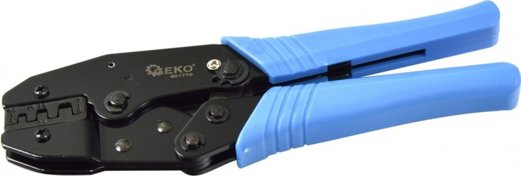 Cleste sertizat conectori 0.5-6mm cu clichet Geko Premium G01770