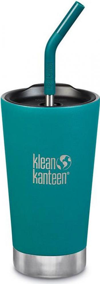 Pahar termoizolant cu pai 473ml Klean Kanteen 