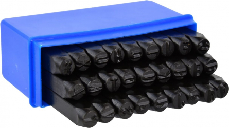 Set 27 poansoane cu litere 8mm Geko G01813 