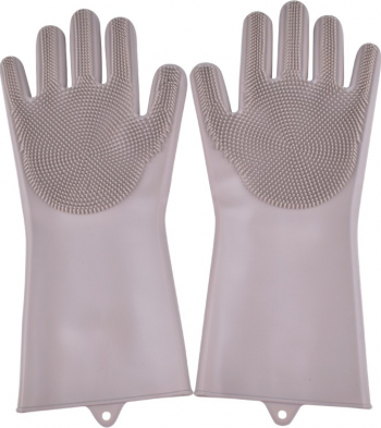 Set manusi de silicon multifunctionale cu peri rezistente la temperaturi inalte gri