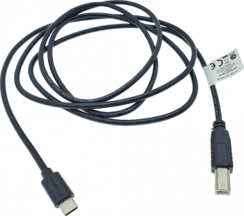 Cablu USB tip C imprimanta USB 2.0 1.8 m Lanberg USB B la USB-C negru 