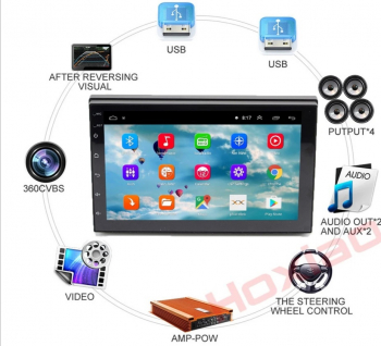 Navigatie Android 2DIN universala ecran 7 Touchscreen Bluetooth GPS USB 