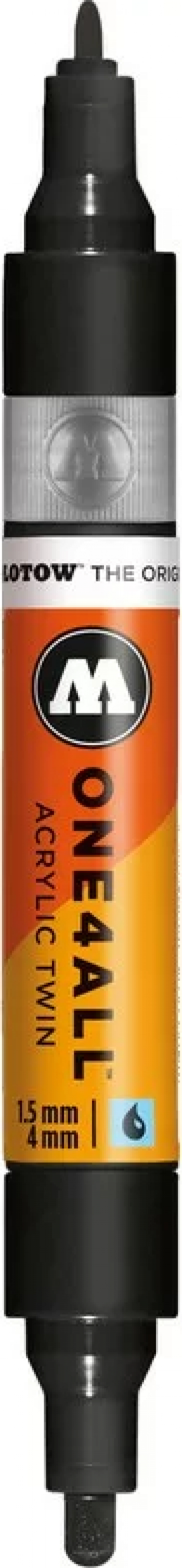 Marker Molotow ONE4ALL Acrylic Twin 15 and ndash 4 mm signal black 