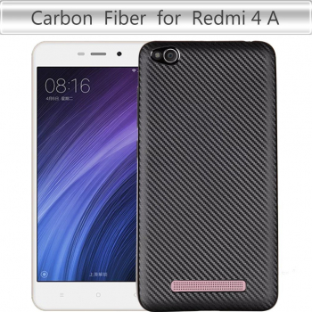 Redmi 4a husa aspect fibra de sticla negra ultra slim antiamprenta thin case 