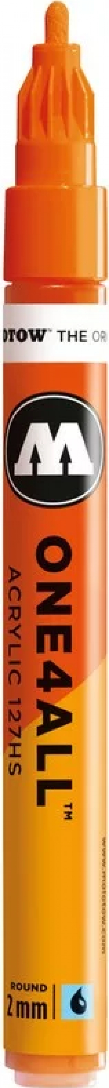 Marker acrilic Molotow ONE4ALL 127HS 2 mm Dare Orange 