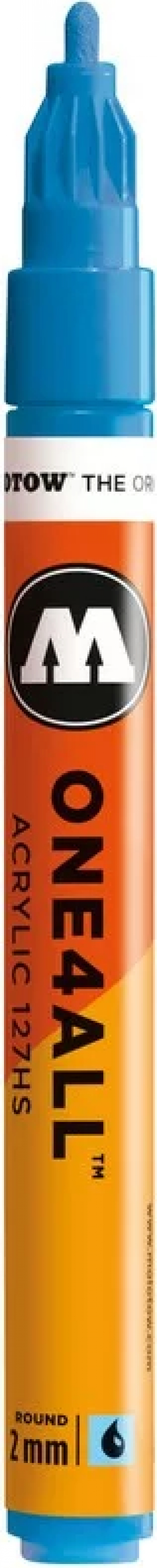 Marker acrilic Molotow ONE4ALL 127HS 2 mm Shock Blue Middle 