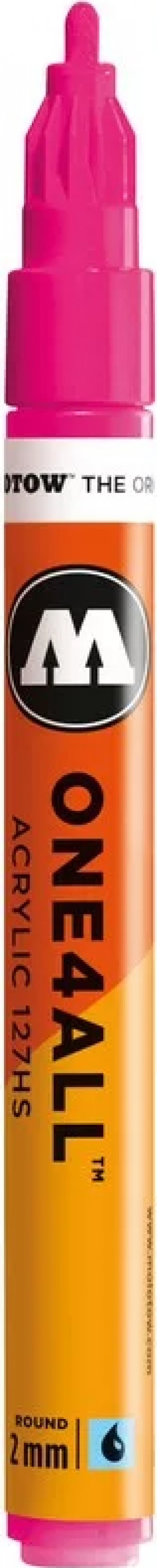 Marker acrilic Molotow ONE4ALL 127HS 2 mm neon pink fluorescent 217 