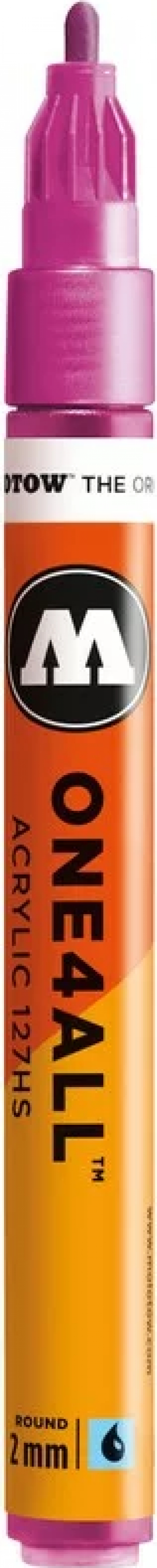 Marker acrilic Molotow ONE4ALL 127HS 2 mm Metallic Pink 