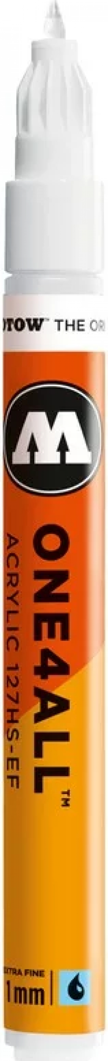 Marker acrilic Molotow ONE4ALL and trade 127HS-EF 1 mm signal white 