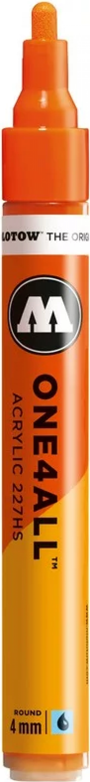 Marker acrilic Molotow ONE4ALL 227HS 4 mm dare orange 
