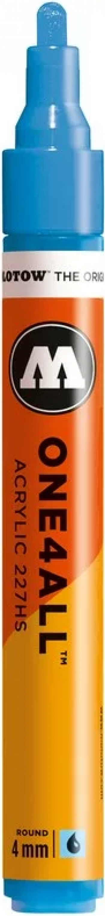 Marker acrilic Molotow ONE4ALL 227HS 4 mm shock blue middle 
