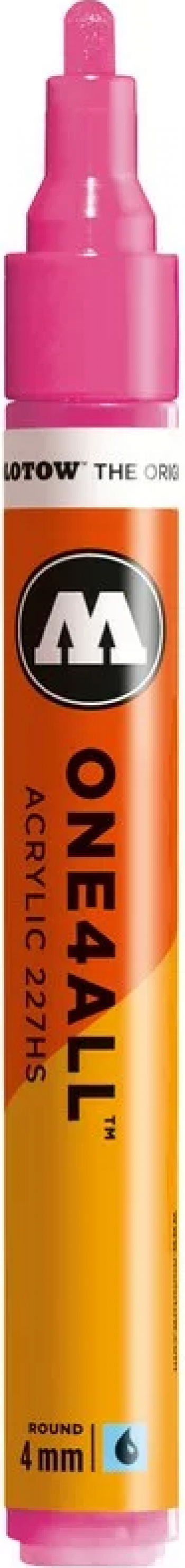 Marker acrilic Molotow ONE4ALL 227HS 4 mm neon pink 200 