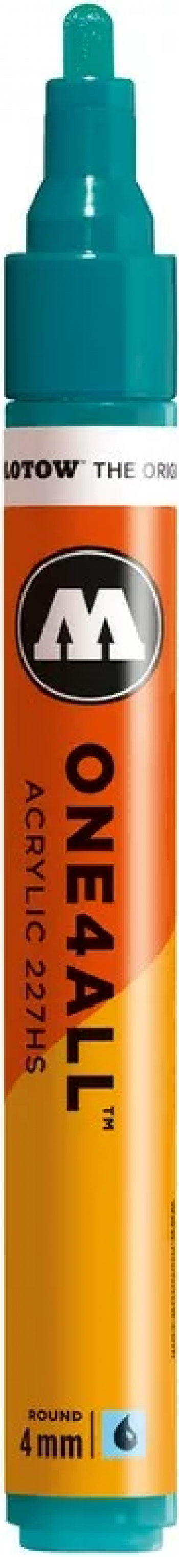 Marker acrilic Molotow ONE4ALL 227HS 4 mm lagoon blue 