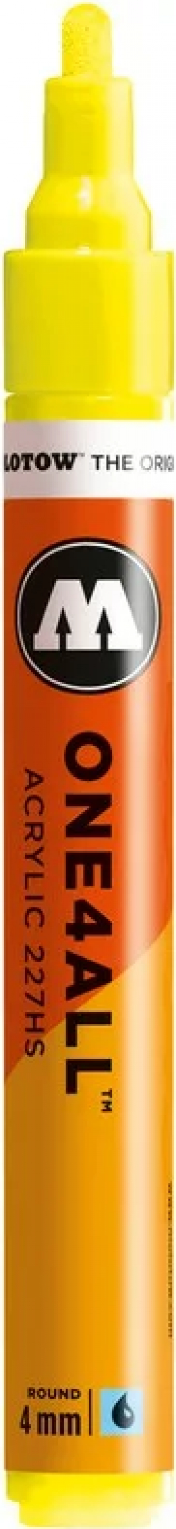 Marker acrilic Molotow ONE4ALL 227HS 4 mm neon yellow fluorescent 220 
