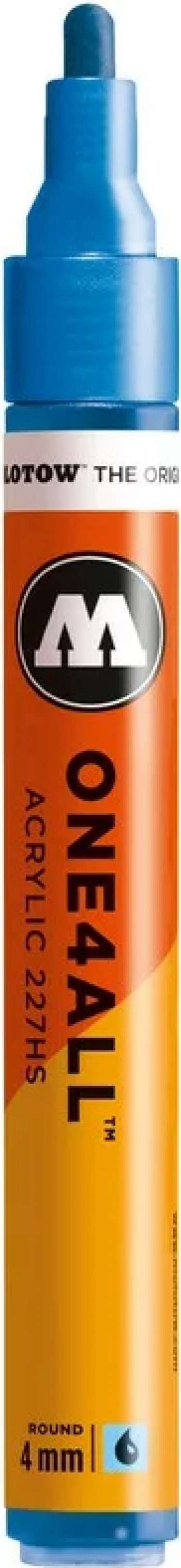 Marker acrilic Molotow ONE4ALL 227HS 4 mm metallic blue 