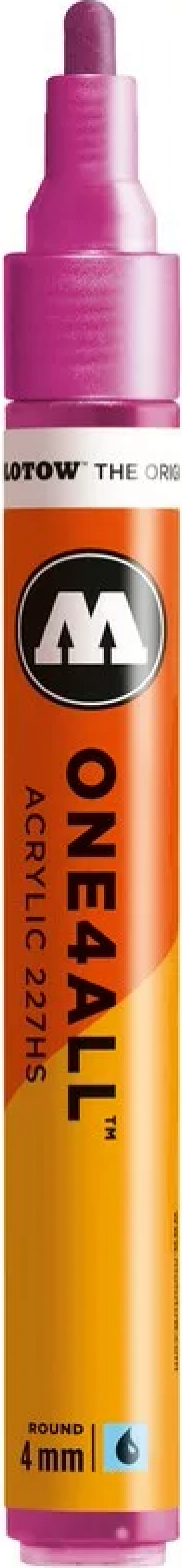 Marker acrilic Molotow ONE4ALL 227HS 4 mm metallic pink 