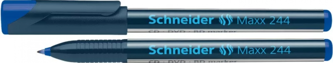 CD/DVD marker Schneider Maxx 244 Albastru