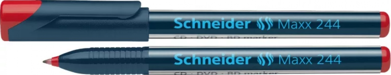 CD/DVD marker Schneider Maxx 244 Rosu 