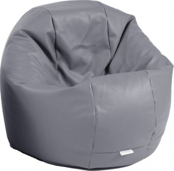 Fotoliu Beanbag Relaxo - Gri GAMA PREMIUM PU umplut cu perle polistiren 