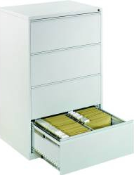 Clasificator metalic dublu cu 4 sertare 84x62x133 cm CEHA 