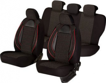 Huse scaune auto DACIA LOGAN 2004-2010 Racing Negru 