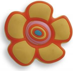 Buton copii floare galbena 