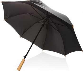 Umbrela din plastic reciclat negru 