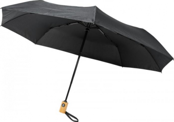 Umbrela ECO din plastic reciclat negru 