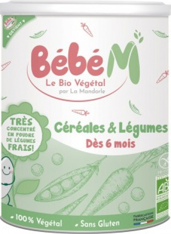 Bebe Mandorle Cereale + legume pentru bebelusi - de la 6 luni 400g