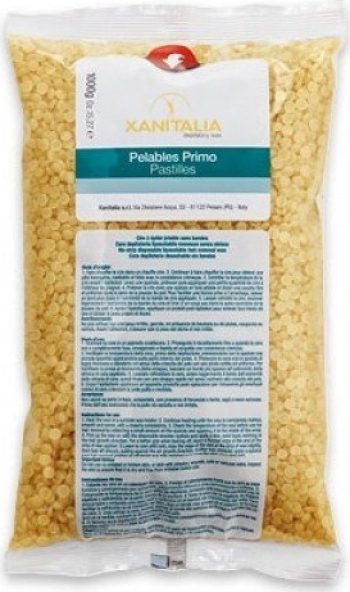 Ceara de epilat elastica Xanitalia granule cu miere 1 kg 