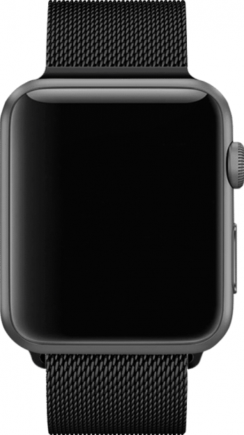 Curea pentru Apple Watch Metalica Milanese Loop Compatibila cu Apple Watch SE Black 42 mm 