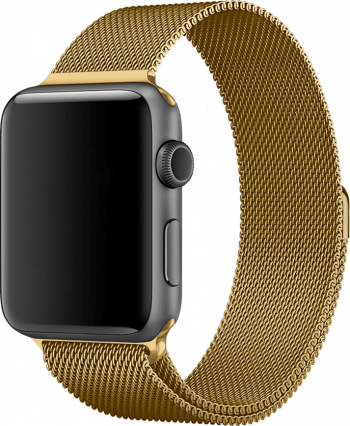 Curea pentru Apple Watch Metalica Milanese Loop Compatibila cu Apple Watch SE Gold 40 mm 