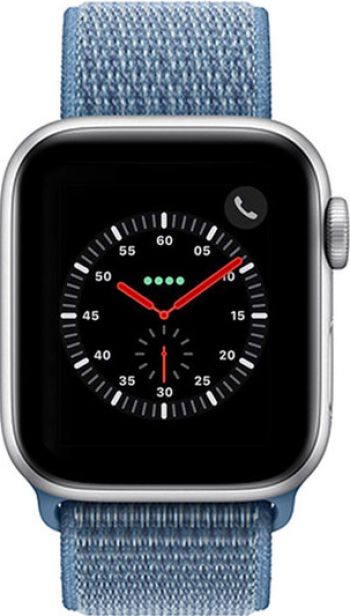 Curea pentru Apple Watch Nilon Sport Compatibila cu Apple Watch 1/2/3/4/5/6 44mm Blue 