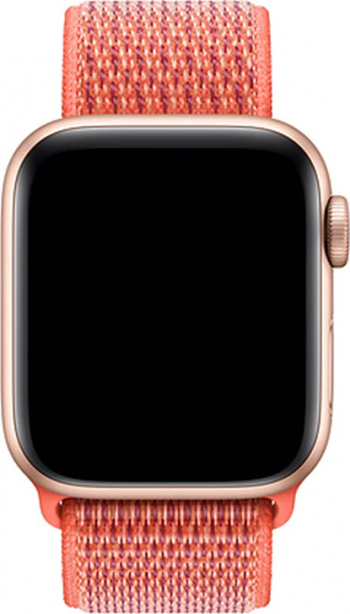 Curea pentru Apple Watch Nilon Sport Compatibila cu Apple Watch 1/2/3/4/5/6 44mm Orange 