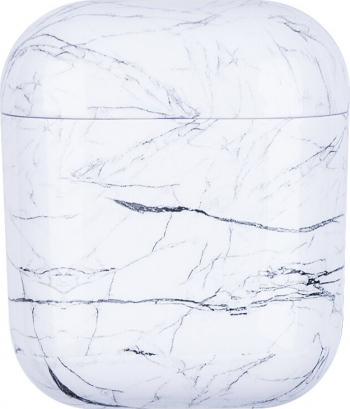 Husa HardShell MTP Premium White/Black pentru Apple AirPods 2 