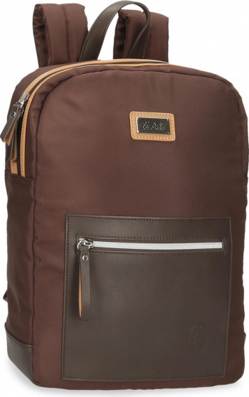Rucsac cu comp tableta maro El Potro Chic 