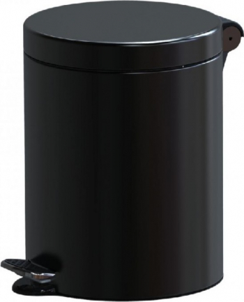 Cos menajer cu pedala Metal 12L Negru Studio Casa 