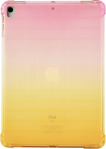 Husa silicon Bibilel high quality pentru Apple iPad 10.2 2019-2020 Galben-Roz BBL2101 