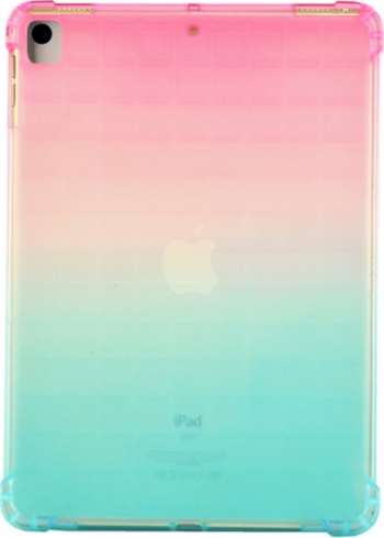Husa silicon Bibilel high quality pentru Apple iPad Pro 11 2018 si 2020 Verde-Roz BBL2103 