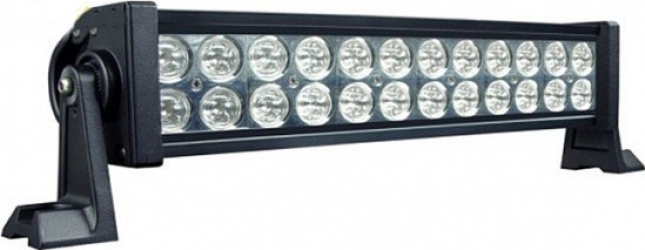LED Bar Auto 270W leduri pe 3 randuri 12V-24V 18900 Lumeni 20/50 8 cm Combo Beam 12/60 Grade 