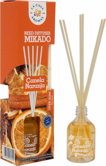 PARFUM CAMERA CU BETISOARE RATTAN CUTIE SCORTISOARA PORTOCALE 50ML 