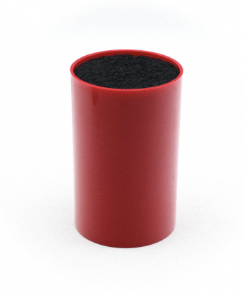 Suport bloc universal pentru cutite 14 x 9 cm rosu 